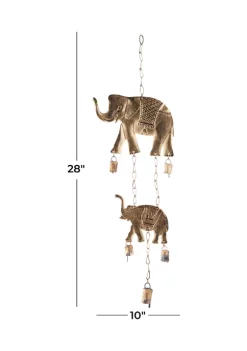 Buy 🤩 Eclectic Metal Windchime by Monroe Lane 😀 -Monroe Lane Sales Belk 3220