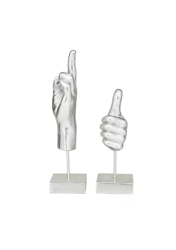 Best Pirce 🌟 Eclectic Resin Sculpture - Set of 2 by Monroe Lane 🔔 -Monroe Lane Sales Belk 32281