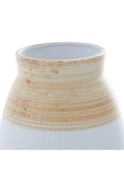Brand new 🧨 Coastal Ceramic Vase by Monroe Lane 🎉 -Monroe Lane Sales Belk 32307