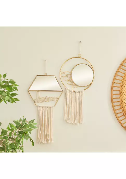 Outlet π Contemporary Metal Wall Mirror - Set of 2 by Monroe Lane π 2 Outlet π Contemporary Metal Wall Mirror - Set of 2 by Monroe Lane π - Image 2