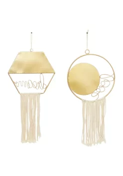 Outlet π Contemporary Metal Wall Mirror - Set of 2 by Monroe Lane π 14 Outlet π Contemporary Metal Wall Mirror - Set of 2 by Monroe Lane π -Monroe Lane Sales Belk 32349