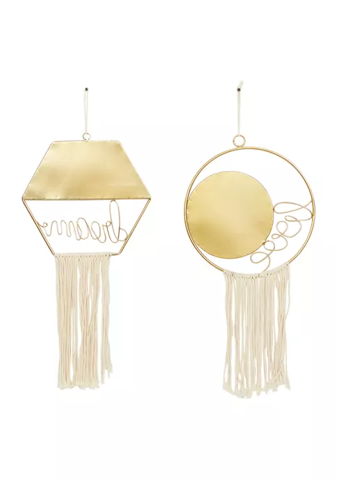 Outlet π Contemporary Metal Wall Mirror - Set of 2 by Monroe Lane π 7 Outlet π Contemporary Metal Wall Mirror - Set of 2 by Monroe Lane π - Image 7