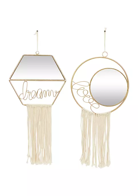 Outlet π Contemporary Metal Wall Mirror - Set of 2 by Monroe Lane π 8 Outlet π Contemporary Metal Wall Mirror - Set of 2 by Monroe Lane π - Image 8