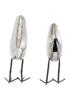 Best deal 👍 Farmhouse Metal Sculpture - Set of 2 by Monroe Lane ✨ -Monroe Lane Sales Belk 32397