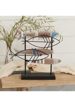 Deals 🛒 Coastal Wood Sculpture by Monroe Lane ✨ -Monroe Lane Sales Belk 32417