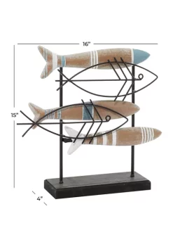 Deals 🛒 Coastal Wood Sculpture by Monroe Lane ✨ -Monroe Lane Sales Belk 32421