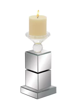 Best deal 🎉 Glam Glass Candle Holder by Monroe Lane 🧨