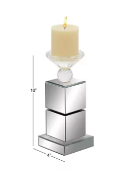 Best deal 🎉 Glam Glass Candle Holder by Monroe Lane 🧨 -Monroe Lane Sales Belk 32495
