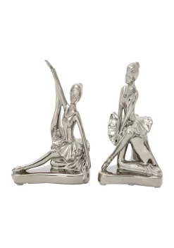 Deals 🔔 Glam Porcelain Sculpture - Set of 2 by Monroe Lane ❤️ -Monroe Lane Sales Belk 32531