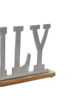 Budget 🎉 Glam Aluminum Decorative Sign by Monroe Lane 🛒 -Monroe Lane Sales Belk 32572