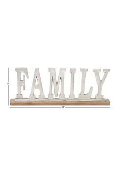 Budget 🎉 Glam Aluminum Decorative Sign by Monroe Lane 🛒 -Monroe Lane Sales Belk 32573