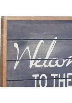 Outlet 🔥 Farmhouse Wood Wall Decor by Monroe Lane 🔔 -Monroe Lane Sales Belk 32579