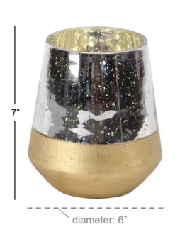 Discount 🤩 Modern Glass Candle Lantern by Monroe Lane 🌟 -Monroe Lane Sales Belk 3258