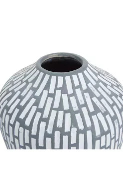Best reviews of ⌛ Modern Ceramic Vase - Set of 2 by Monroe Lane 😉 -Monroe Lane Sales Belk 32686