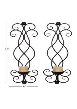Brand new 🤩 Traditional Metal Wall Sconce - Set of 2 by Monroe Lane 🌟 -Monroe Lane Sales Belk 3272