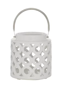 Best reviews of 💯 Contemporary Ceramic Candle Lantern by Monroe Lane 🌟 -Monroe Lane Sales Belk 32758