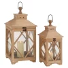 Hot Sale 👏 Coastal Wood Lantern - Set of 2 by Monroe Lane 😀