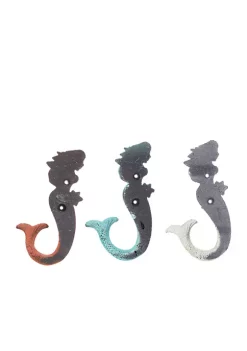 Brand new 👍 Coastal Metal Wall Hook - Set of 3 by Monroe Lane 🎉 -Monroe Lane Sales Belk 32814