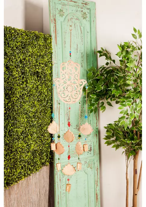 Discount ✨ Eclectic Mango Wood Windchime by Monroe Lane 🤩 2 Discount ✨ Eclectic Mango Wood Windchime by Monroe Lane 🤩 - Image 2