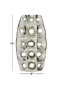 Budget 🌟 Modern Ceramic Vase by Monroe Lane 🎁 -Monroe Lane Sales Belk 32855