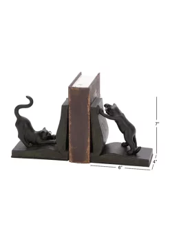 New 🔥 Eclectic Polystone Bookends - Set of 2 by Monroe Lane ⌛ -Monroe Lane Sales Belk 3287