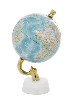 Discount 😀 Coastal Aluminum Globe by Monroe Lane 🥰 -Monroe Lane Sales Belk 32879