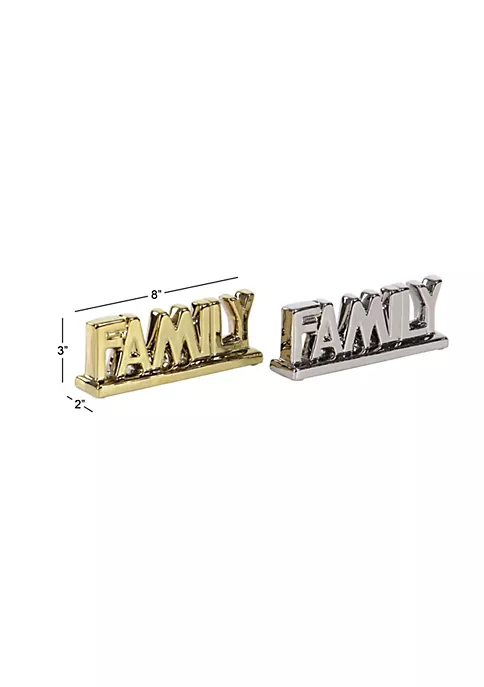 Promo π Glam Porcelain Decorative Sign - Set of 2 by Monroe Lane π₯° 4 Promo π Glam Porcelain Decorative Sign - Set of 2 by Monroe Lane π₯° - Image 4