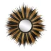 Best Pirce 🧨 Bohemian Dried Plant Wall Mirror by Monroe Lane 👍