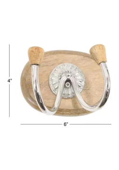 Budget 🔔 Wood Traditional Wall Hook by Monroe Lane 🔔 -Monroe Lane Sales Belk 33027