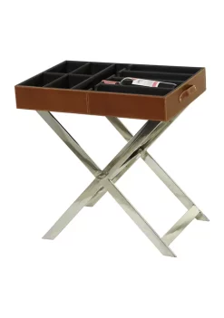 Budget β€οΈ Modern Stainless Steel Wine Holder by Monroe Lane π