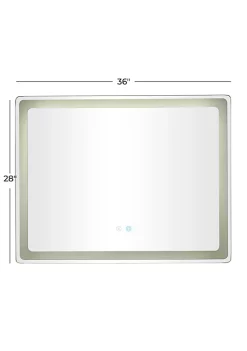 Best Pirce 😍 Modern Glass Anti Fog Mirror by Monroe Lane 👏 -Monroe Lane Sales Belk 33051