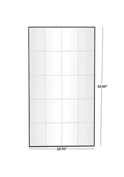 Discount ⌛ Modern Wood Wall Mirror by Monroe Lane ⌛ -Monroe Lane Sales Belk 33057