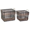 Top 10 🥰 Farmhouse Seagrass Storage Basket - Set of 2 by Monroe Lane 🧨