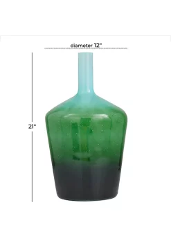 Deals 🧨 Modern Glass Vase by Monroe Lane ⭐ -Monroe Lane Sales Belk 33116