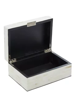 Top 10 🔥 Coastal 👩 Mother of Pearl Box - Set of 2 by Monroe Lane 👍 -Monroe Lane Sales Belk 3312