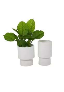 Outlet ✨ Modern Magnesium Oxide Planter - Set of 2 by Monroe Lane 👏 -Monroe Lane Sales Belk 33125