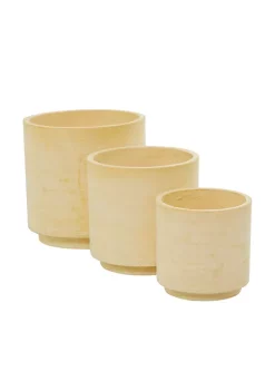 Buy 😍 Modern Magnesium Oxide Planter - Set of 3 by Monroe Lane 💯 -Monroe Lane Sales Belk 33142