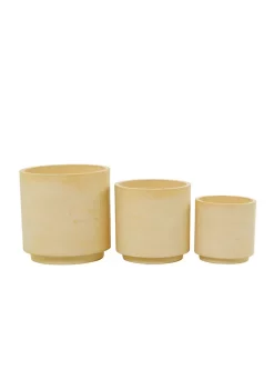 Buy 😍 Modern Magnesium Oxide Planter - Set of 3 by Monroe Lane 💯 -Monroe Lane Sales Belk 33145