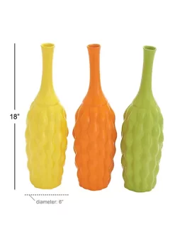 Best deal 🌟 Coastal Ceramic Vase - Set of 3 by Monroe Lane 🧨 -Monroe Lane Sales Belk 33149