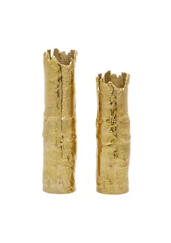 Cheapest ❤️ Contemporary Aluminum Vase - Set of 2 by Monroe Lane ⭐ -Monroe Lane Sales Belk 33156