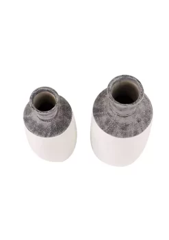 Top 10 😍 Coastal Ceramic Vase - Set of 2 by Monroe Lane 💯 -Monroe Lane Sales Belk 33162