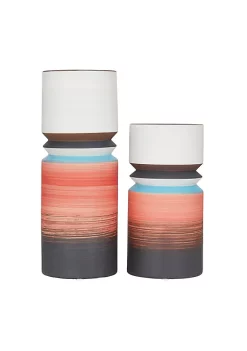New 🥰 Modern Ceramic Vase - Set of 2 by Monroe Lane ❤️ -Monroe Lane Sales Belk 33169