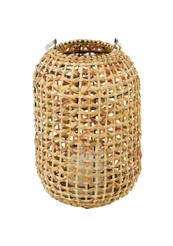 Deals 💯 Natural Metal Candle Lantern by Monroe Lane 🤩
