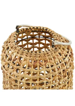 Deals 💯 Natural Metal Candle Lantern by Monroe Lane 🤩 -Monroe Lane Sales Belk 33205