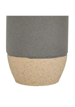 Budget 👍 Contemporary Metal Vase - Set of 2 by Monroe Lane 🎉 -Monroe Lane Sales Belk 33217