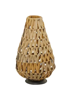 Flash Sale โ Natural Plastic Rattan Candle Lantern by Monroe Lane ๐ฅ