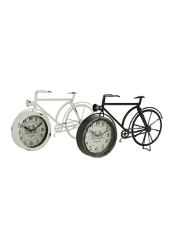 Discount 🧨 Country Cottage Metal Clock - Set of 2 by Monroe Lane ⌛ -Monroe Lane Sales Belk 33274