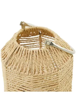 Buy 😍 Natural Metal Candle Lantern by Monroe Lane ✨ -Monroe Lane Sales Belk 33295