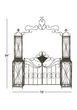 Promo 🧨 Traditional Metal Garden Arbor by Monroe Lane 💯 -Monroe Lane Sales Belk 3405