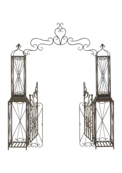 Promo 🧨 Traditional Metal Garden Arbor by Monroe Lane 💯 -Monroe Lane Sales Belk 3406